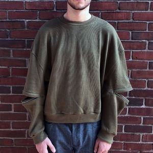 Terry crewneck